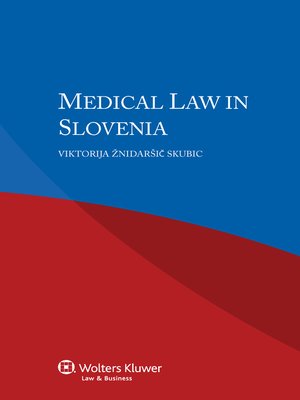 cover image of Medical Law in Slovenia